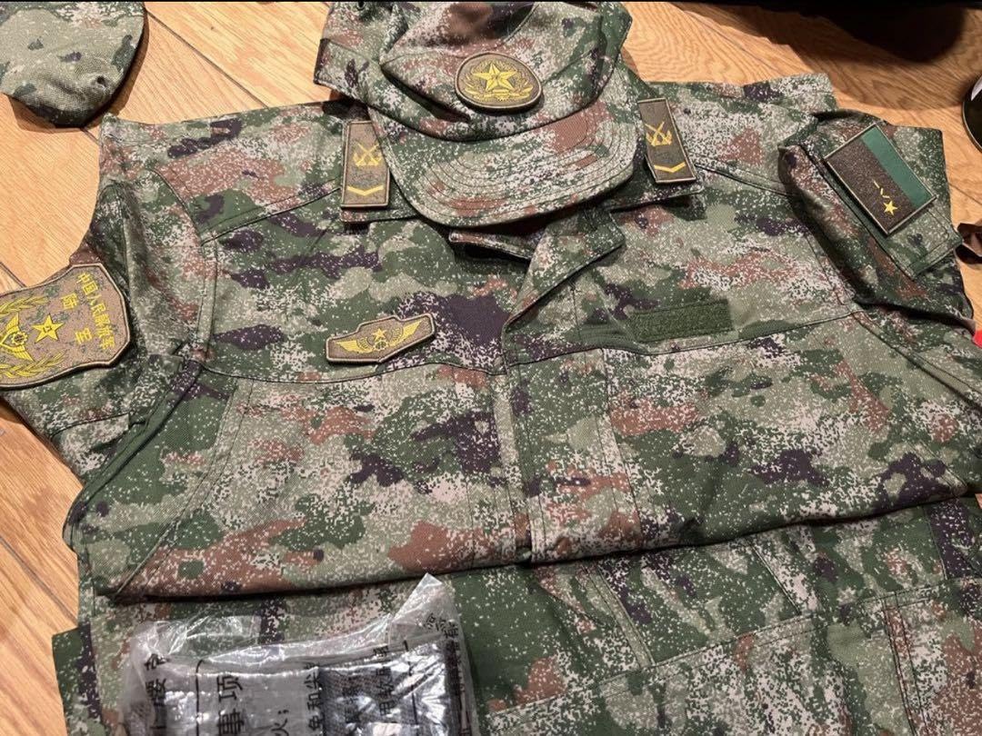 中国武警 21式新式マルチカム迷彩 戦闘服冬 ウワギツボン