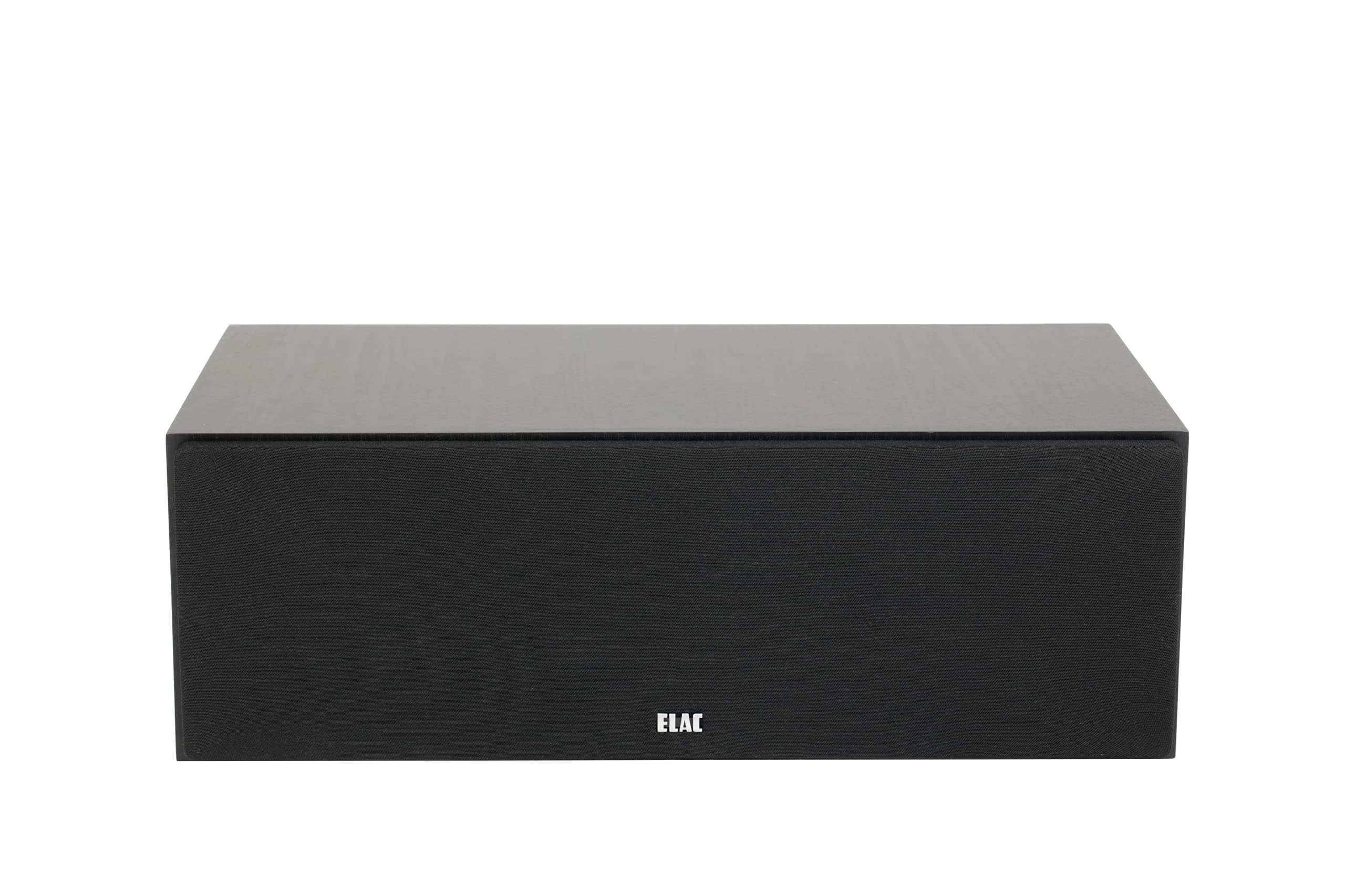 ELAC Uni-Fi 2.0 - Altavoz Central UC52 para reproducción de música a través de estéreo, Sistema de Sonido Envolvente 5.1, Sonido excelente y Claro, Altavoz de 3 vías, Color Negro