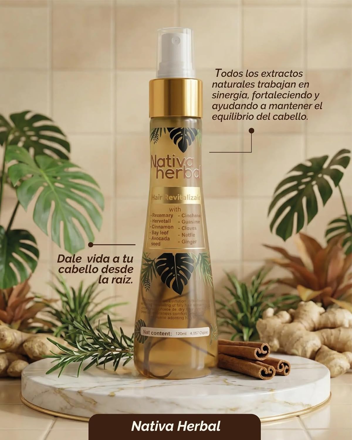Revitalizing hair tonic for hair growth and reducing hair loss