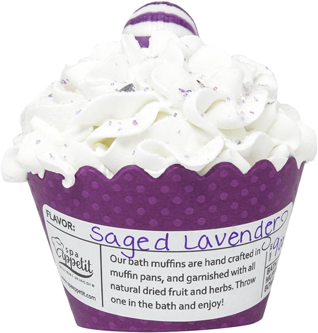 Bath Muffin Saged Bath Muffin, Lavender