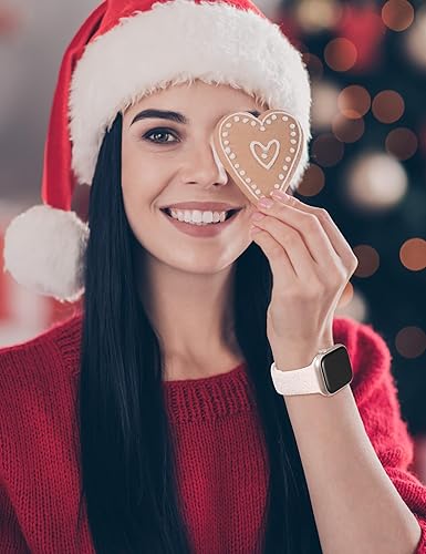 Miniatura 6 de Correa grabada de copos de nieve de Navidad compatible con Apple Watch Series 9, 8, 7, 6, 5, 4, 3, 2, 1, SE 4244451.929 in (UltraUltra 2), correa de