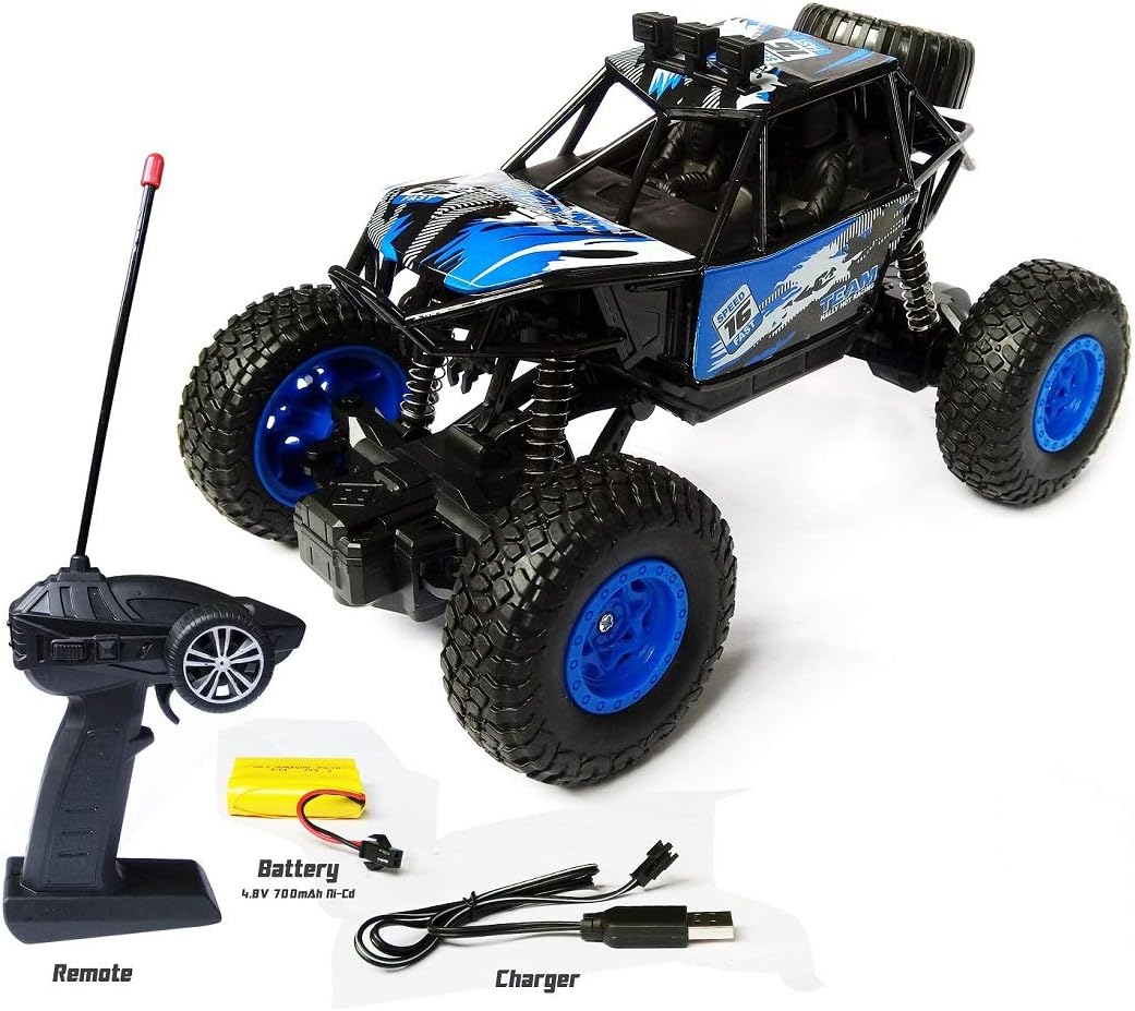 Wembley Toys Plastic Rock Crawler Monster Truck, Pack Of 1, Multicolour