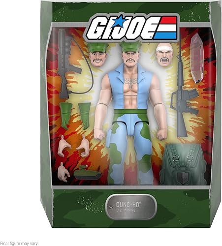 Miniatura 2 de Super7 ULTIMATES! G.I. Joe Gung-Ho - Figura de acción de G.I. Joe de 7 pulgadas con accesorios, coleccionables clásicos de dibujos animados y