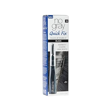 No Gray Quick Fix 1N, Covers All Shades of Black, Instantly Covers Gray Roots - .5 oz