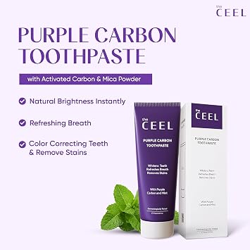 The Ceel Purple Carbon Tootpaste/Mor Diş Macunu