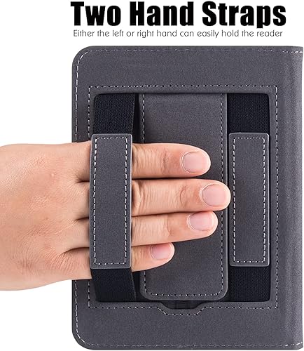Miniatura 5 de BOZHUORUI Funda con soporte para Kindle Paperwhite de 6.8" (11 generación - 2021) y Kindle Paperwhite Signature Edition, funda de piel sintética con