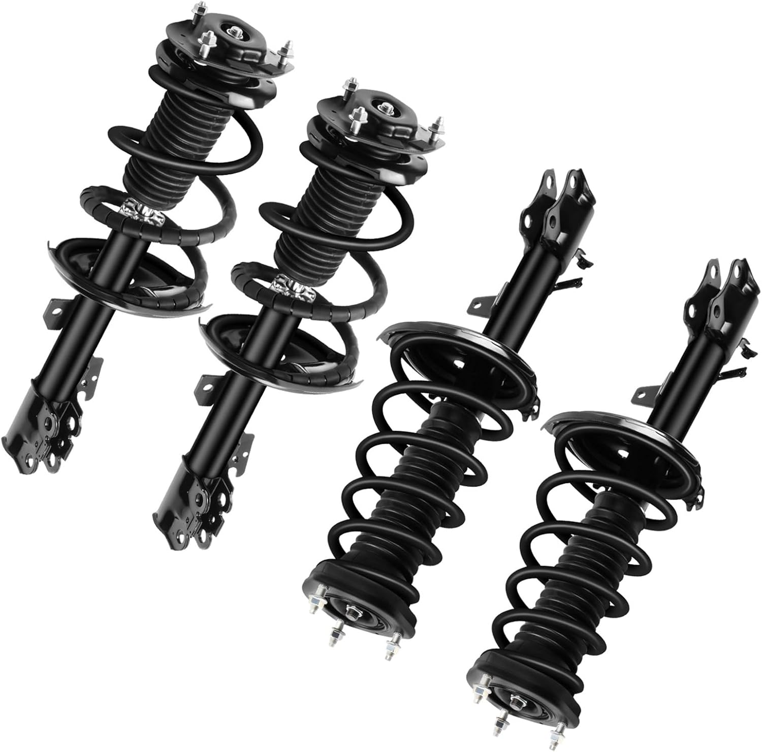 ECCPP Complete Struts Assembly Front and Rear Struts Shock Absorber Fit for 2004-2007 for Toyota Highlander FWD Set of 2