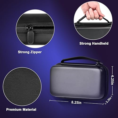 Miniatura 6 de ANKHOH Carrying Case for Retroid Pocket 3 Plus Retro Game Handheld Console, Multiple Emulators Console Handheld Travel Storage Holder Organizer for