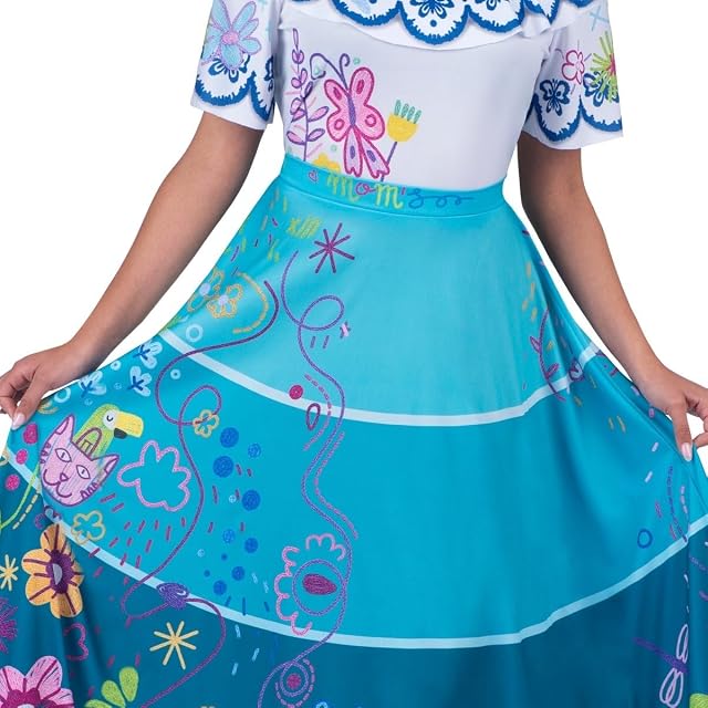 Foto 3 de 4 de My Other Me Disfraz Colombiana mujer talla S adulto en blanco y azul
