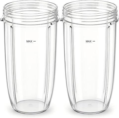 Replacement Parts 32oz Blender Cups (2 Packs) Replacement...