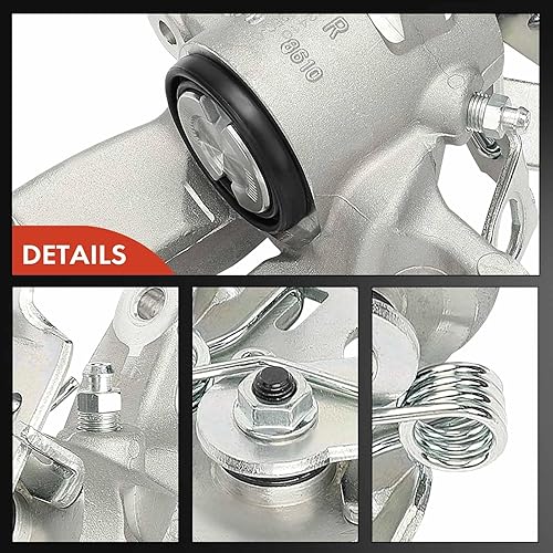 Miniatura 7 de A-Premium Pinza de freno de disco sin soporte compatible con modelos Audi y Volkswagen seleccionados - A3 2006-2008, TT 2008-2009, para Jetta