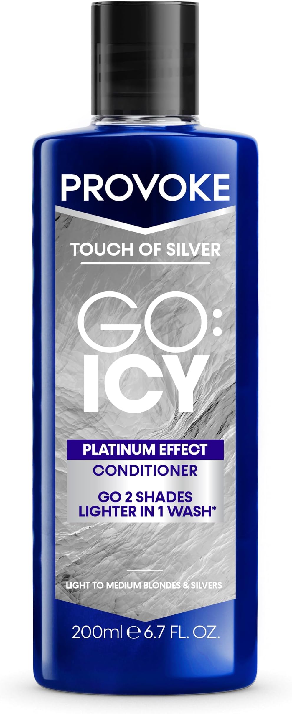 PROVOKE Touch of Silver Go Icy Conditioner 200ml, Icy Platinum Look in Just 1...
