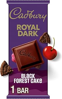 ROYAL DARK Black Forest Cake Dark Chocolate Candy Bar, 3.5 oz