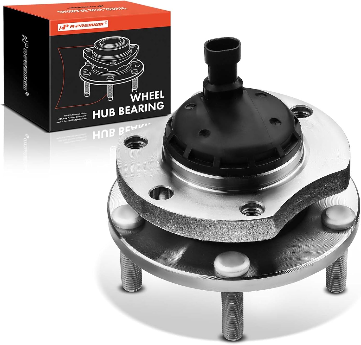 A-Premium Front Left Wheel Bearing and Hub Assembly with ABS & 5-Lug Compatible with Pontiac GTO 2004 2005 2006