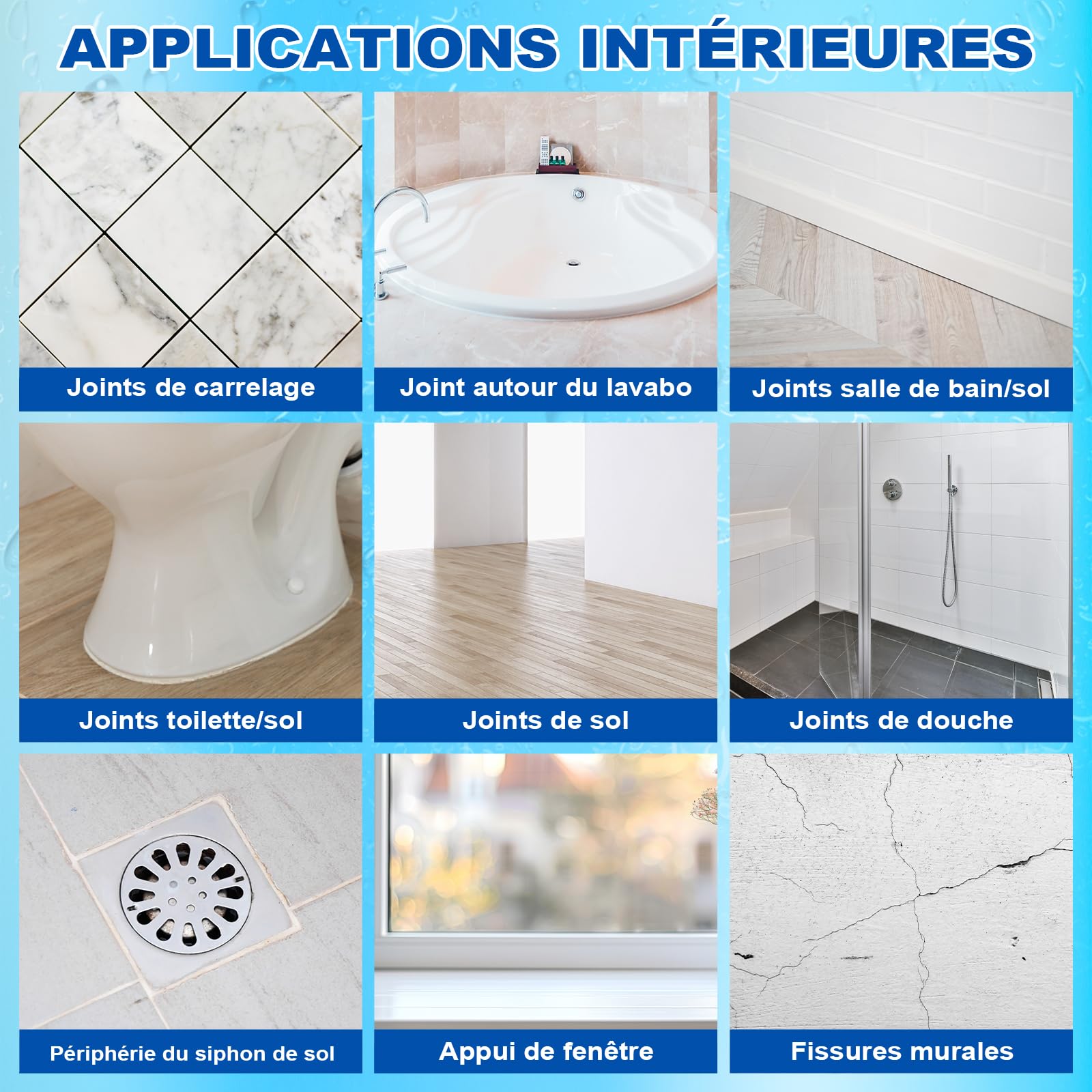 Revetement Impermeable Transparent 1KG | Membrane Etanche Liquide et Isolante | Protection Invisible pour Salle de Bain, Toilettes, Balcon, Terrasse | Interieur & Exterieur