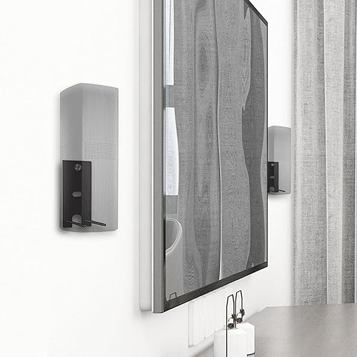 Miniatura 14 de Dinghose - Soportes de pared compatibles con altavoces Bose Surround 700, OmniJewel Lifestyle 650 Sistema de entretenimiento en el hogar (blanco)