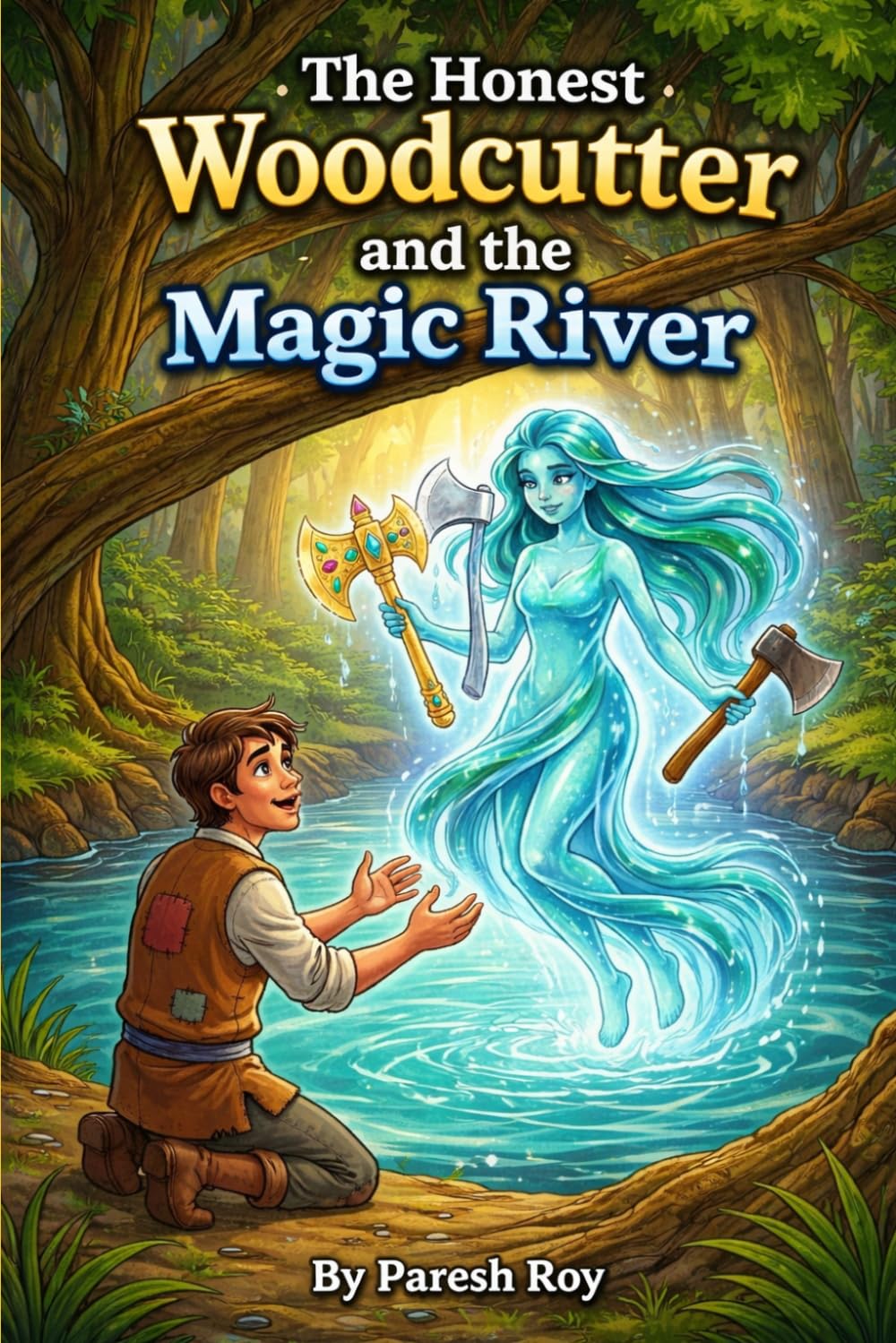 The Honest Woodcutter and the Magic River