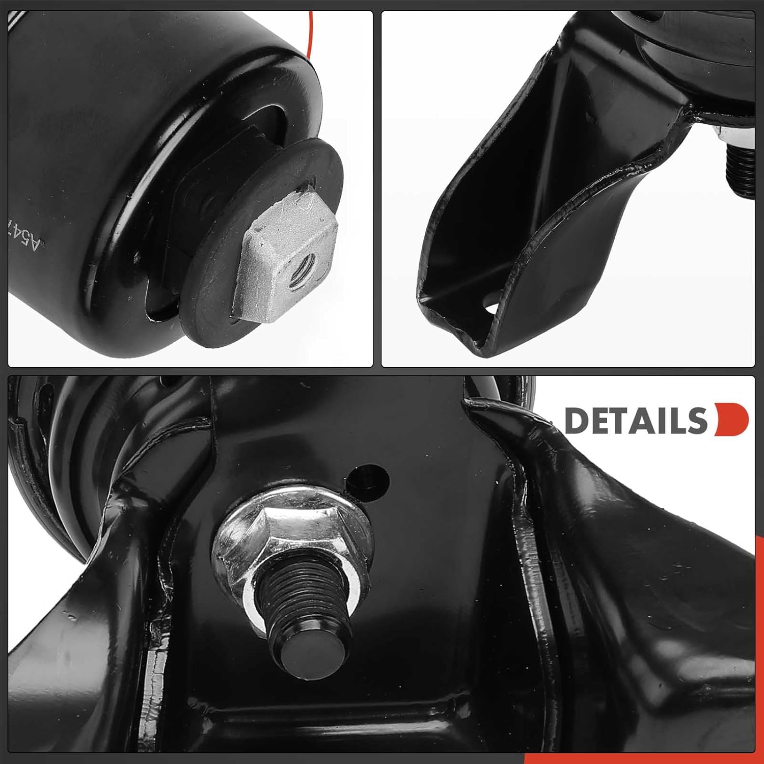 A-Premium Engine Motor Mount and Torque Strut Mount Kit Compatible with Ford Fusion 2006-2009 & Lincoln Zephyr 2006 & Mercury Milan 2006-2009, 2.3L 3.0L, 2-PC Set, Replace# 6E5Z6038DF, 8E5Z6068A