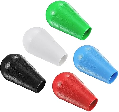 Miniatura 6 de HAAMIIQII 2PCS Oval Joystick Head Bat Top Ellipse Handle Knob for Replacement Arcade DIY Parts (2 Black)