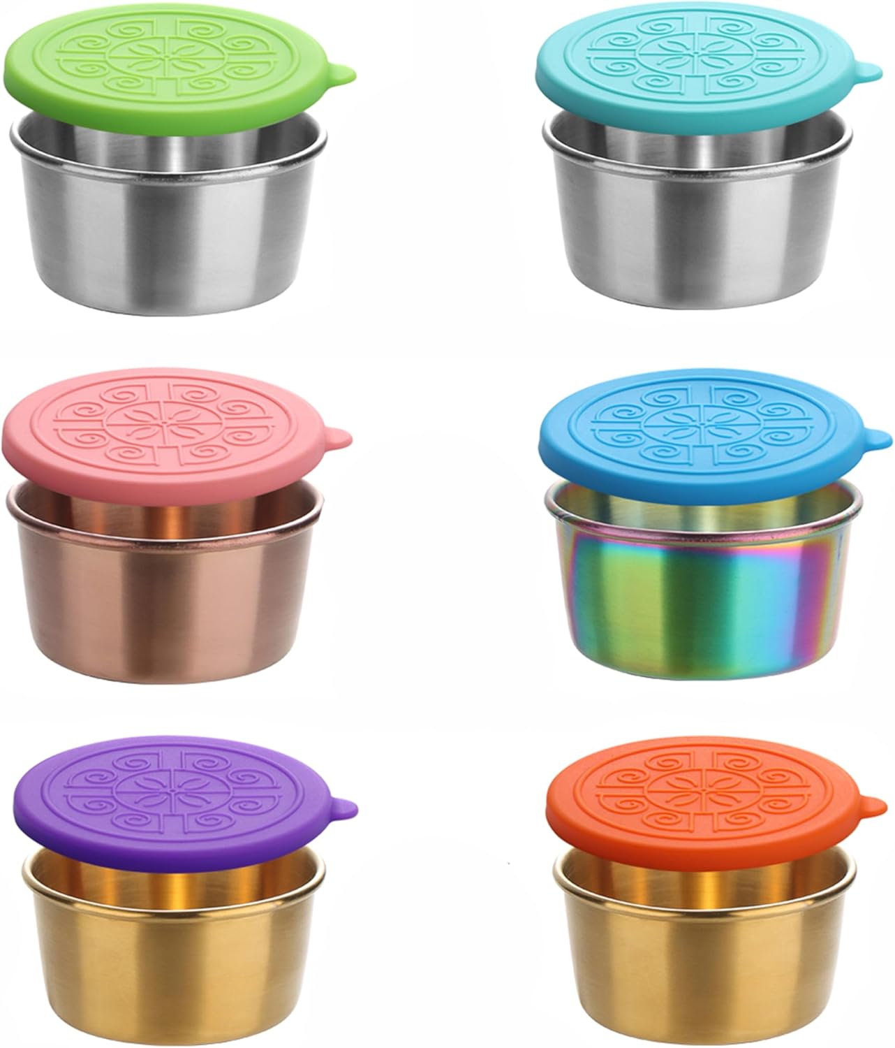 Stainless Steel Seasoning Container with Silicone Lid,Mini