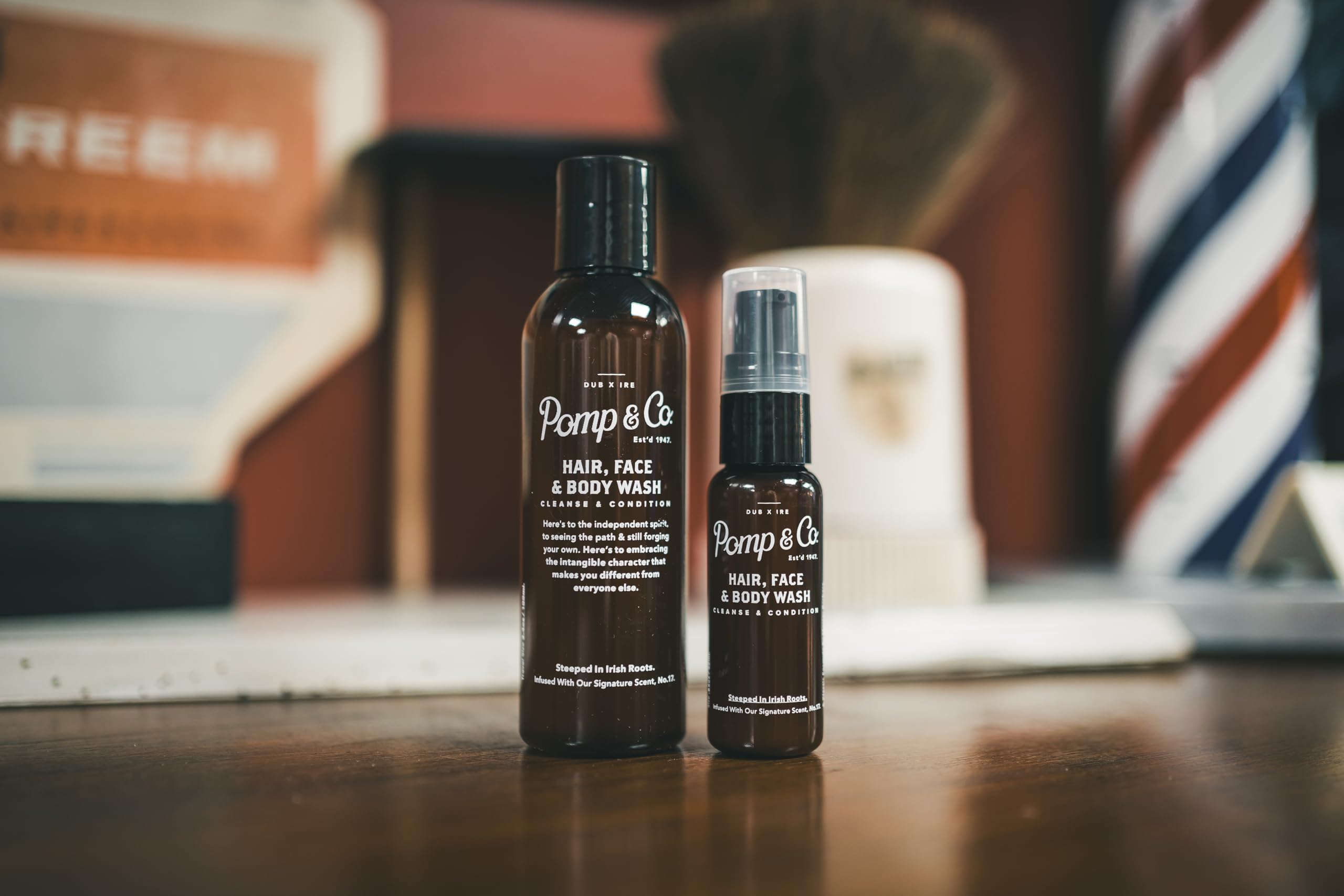 Pomp & Co Hair, Face & Body Wash for Men 3-in-1 All-in-One Wash with Signature Scent - Image 4