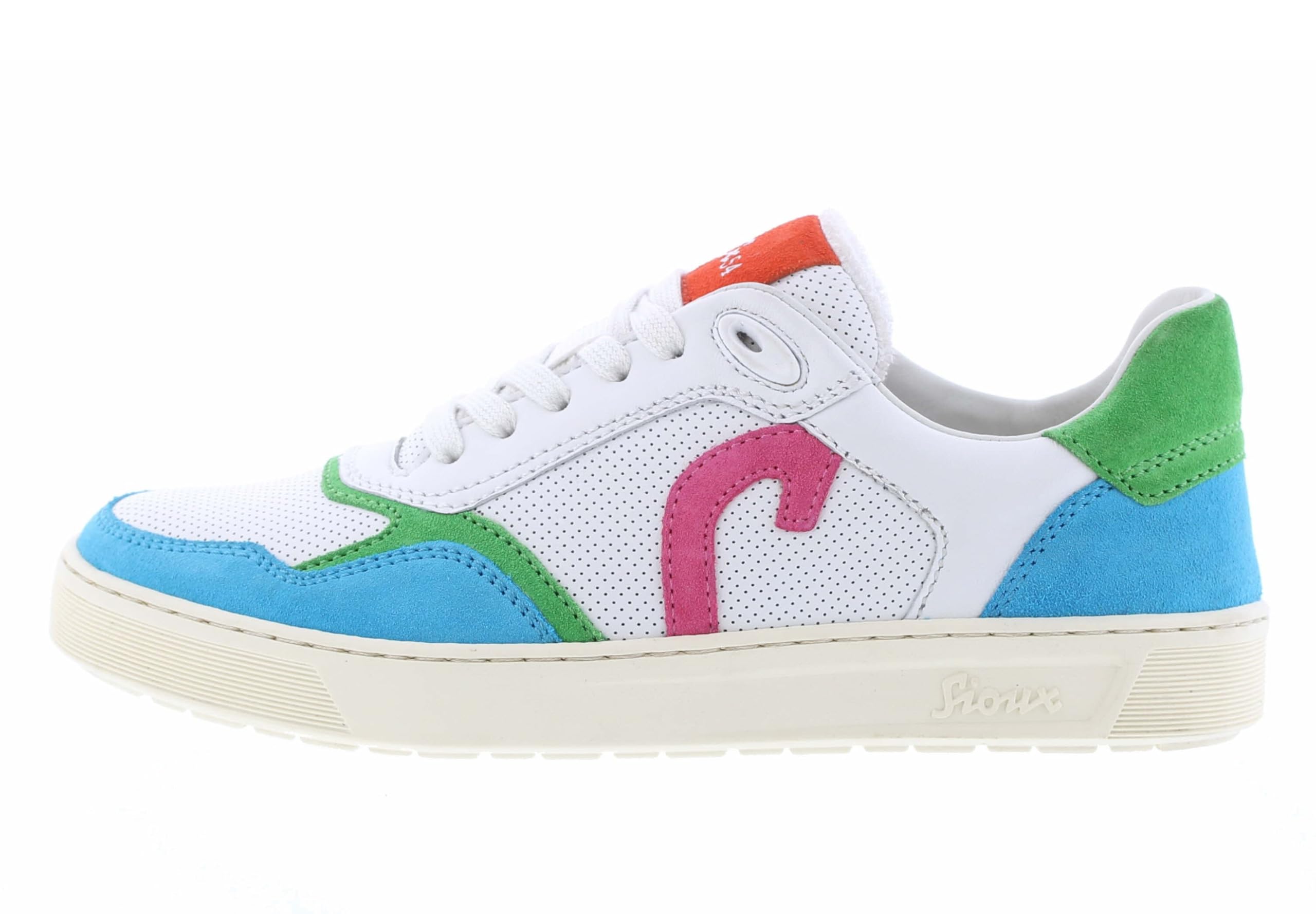 Scarpe Da Ginnastica Sioux Tedroso: Sneaker Comfort Donna In Pelle E Tessuto