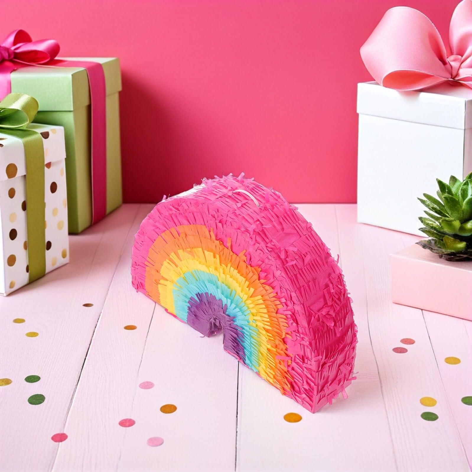 Pinata torta arcobaleno Partito a tema messicano Pinata per la festa di Natale Giochi di società