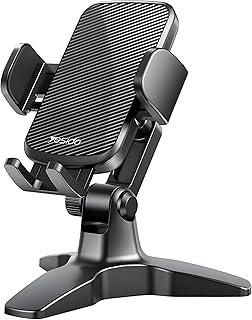 حامل هاتف مكتبي بتصميم جديد من Next Store مع دوران 360 درجة، قابل للتعديل أفقيًا وعموديًا، مثالي للاستخدام في المنزل والمكتب, قابل للحمل وسهل الاستخدام.