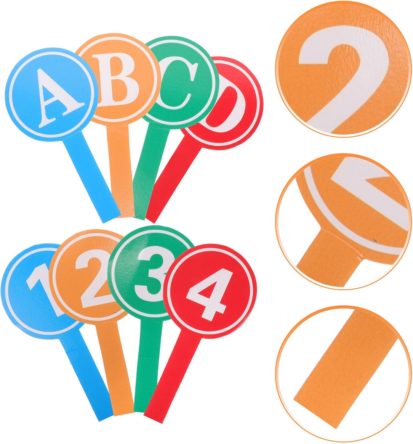 Handheld Answer Paddle Foam Multi-function Game Sign for Teaching | Reusable Vote Board, Easy to Clean Surface, Practical Classroom and Party Use