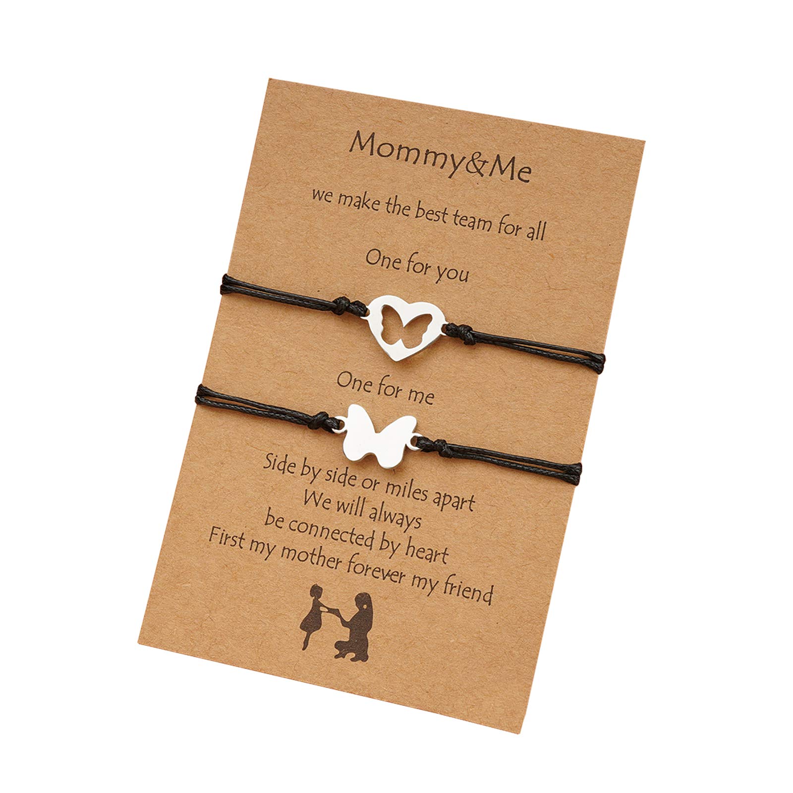 Caiyao Pinky Promise Long Distance Bracelets Infinity Heart Butterfly Matching Braieded Bracelets Adjustable Cord Relationship Bracelets For Mother Daughter Friendship Jewelry-B Butterfly For Boys (B08YNDVCK1) Amazon Price History, Amazon Price Tracker