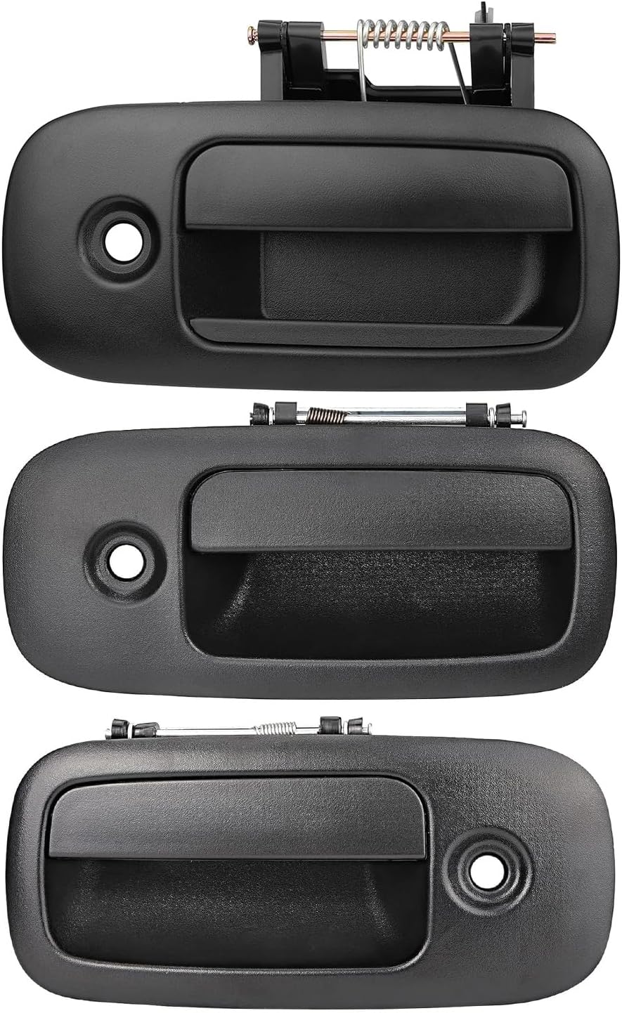 3Pcs Exterior Door Handles for 1996-2009 Chevy Express,GMC Savana 1500 2500 3500 4500 Van, for Front Left & Right & Rear Right Sliding Side Door, Replaces 83373 10359094 79320 10359093 79321 25866275