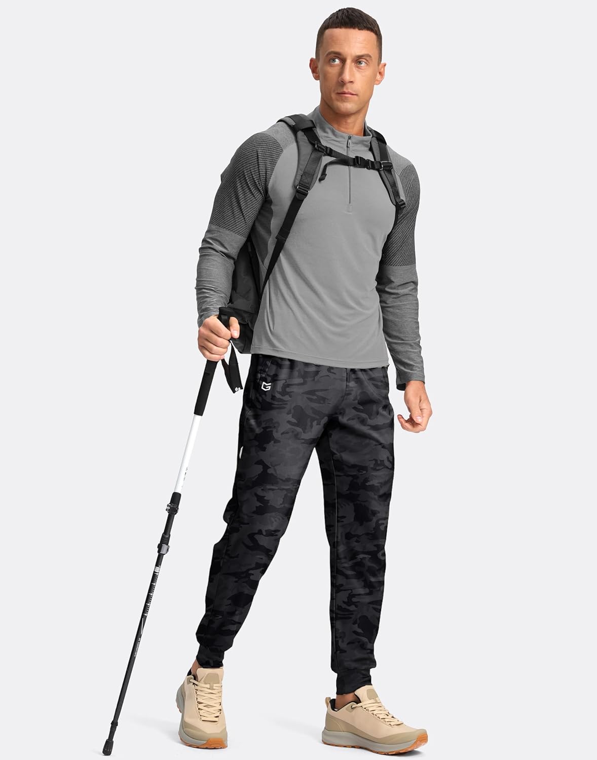 G Gradual Men's Joggers with Zipper Pockets Lightweight Athletic Workout Pants Quick Dry Sweatpants for Men Running Hiking - Image 7