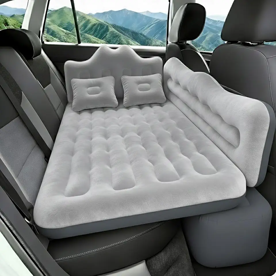 Umbrauto Assento traseiro para colchão de ar de caminhão| Cama inflável para colchão de acampamento de carro para banco traseiro, assento traseiro de sopro SUV, colchão de ar para viagem de van com