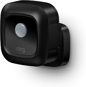 Ring Smart Lighting – Outdoor Motion-Sensor, Black (Bridge required)