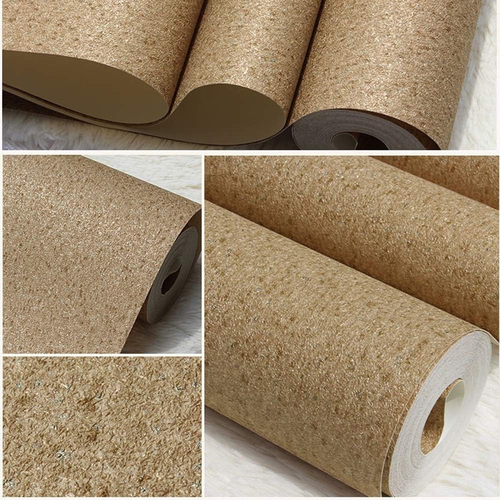 Amazon Co Jp 単純な色の単純な固体色のマット工芸コルク防水pvcの壁紙の壁紙のリビングルームのベッドルームのテレビの壁 Color Khaki Diy 工具 ガーデン