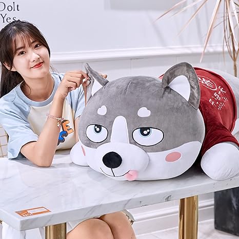 Amazon Co Jp ぬいぐるみ 大きい かわいい クッション 猫 寝具 子供部屋 インテリア 特大 クリスマス プレゼント 抱き枕 誕生日 動物 タイプ ギフトハスキー犬 いぬ 150cm 横向き寝 店飾り ぽっちゃり おもしろ おもちゃ