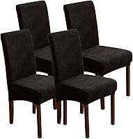 Vista 13 de Fundas para sillas de comedor, fundas para sillas de comedor, fundas elásticas para sillas Parsons, para comedor, cocina, funda protectora