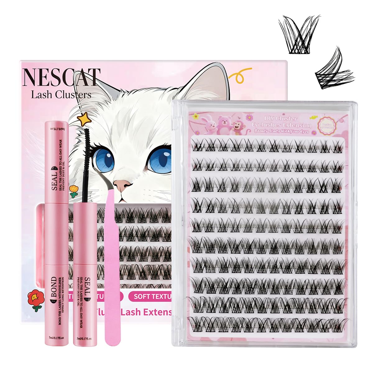 Save 50% on NESCAT Lash Clusters Kit with Code 5YN8Z7T8 - Image 1