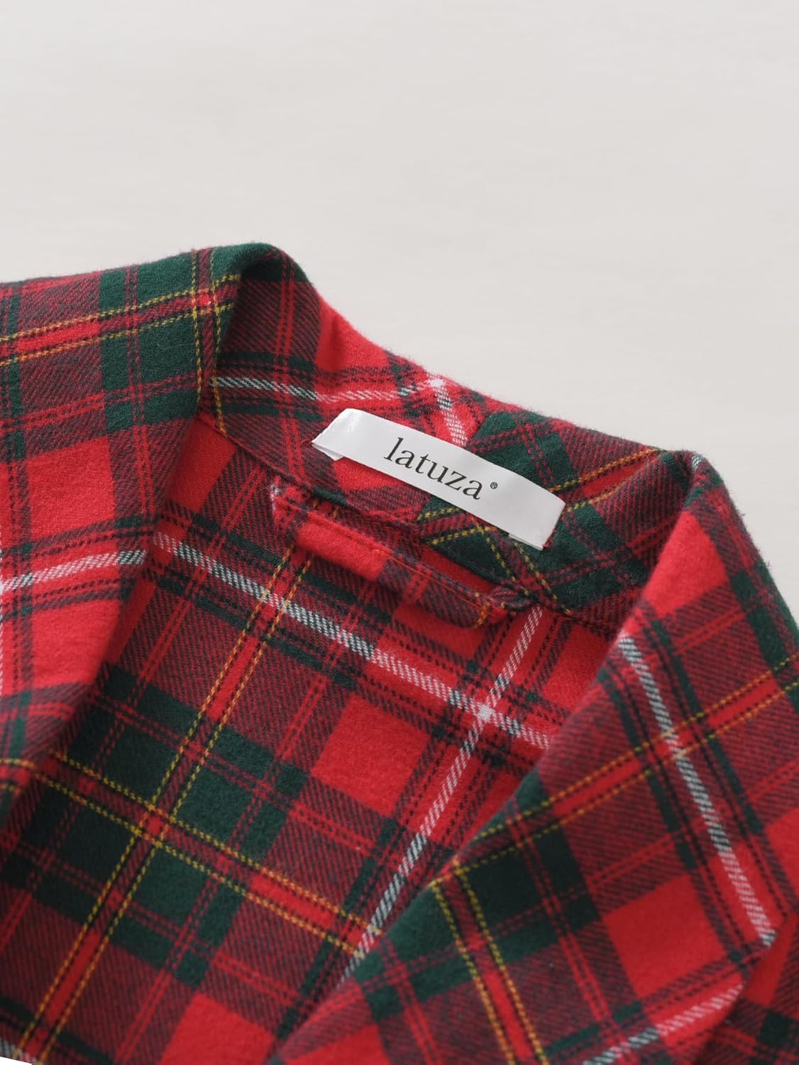 Latuza Men's Cotton Flannel Robe - Image 3