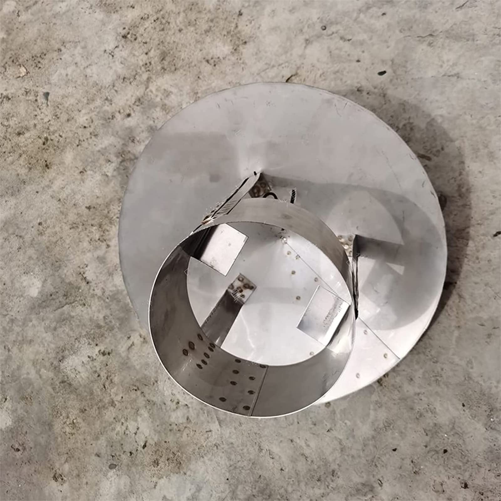 Obrotowy Nasada kominowa Wentylator turbinowy Dach Wentylator turbinowy do Komin Houses Poddasze i Szopa Dach Wodoodporna Anti-Bird Dryer Wyciąg Nasada (Rozmiar: 500mm/19.6 w)