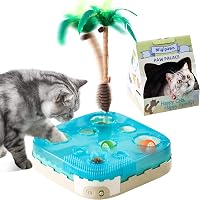Migipaws 7 az 1-ben interaktív macskajáték mozgásérzékelővel és LED fénnyel - Migipaws Coconut Island 1
