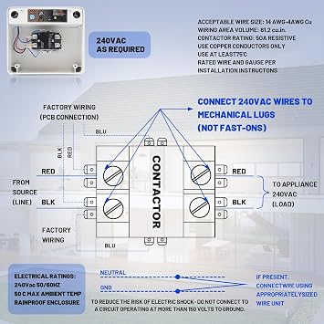 50 Amp Load Manager Smart Management Module compatible with Generac 7000
