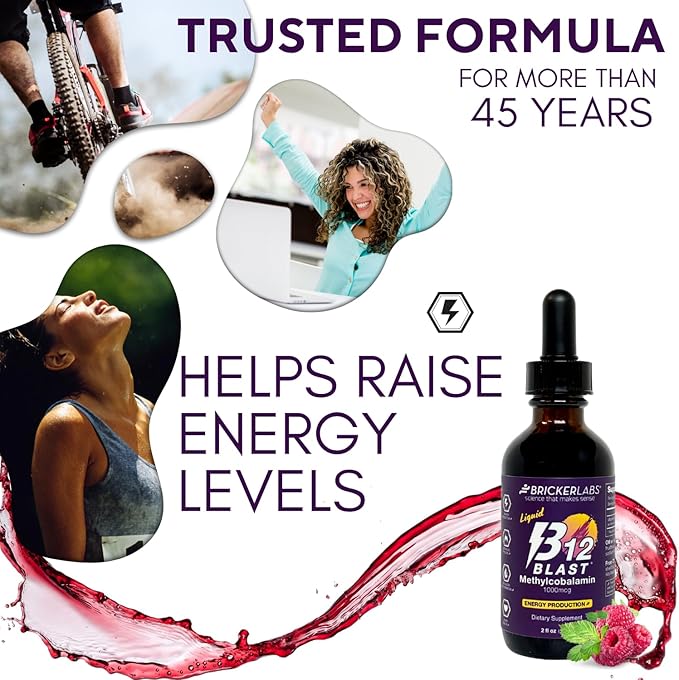 B12 Blast Methylcobalamin 1000mcg Sublingual Energía Vitaminas Vegano miniatura 3