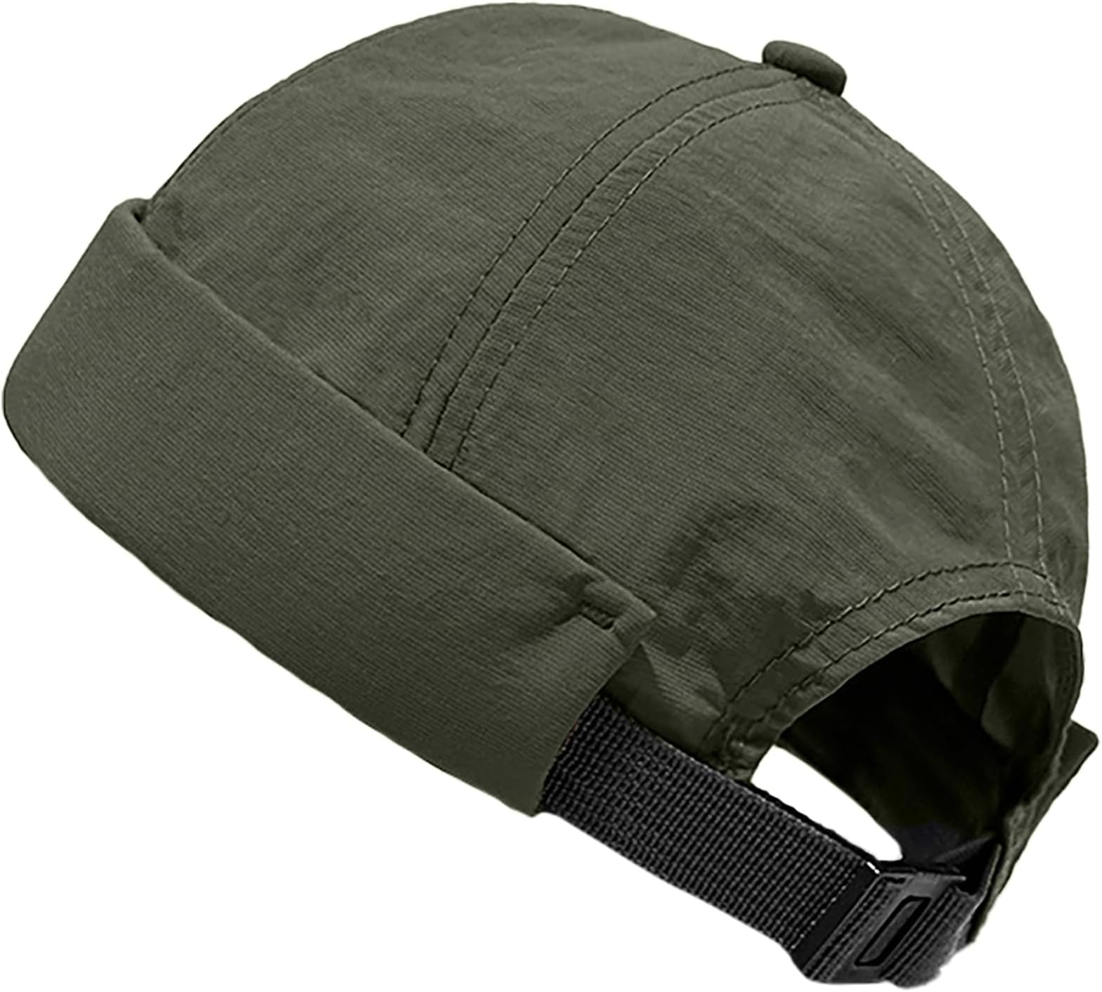 – Quick Dry Docker Caps for Men Brimless Cap Sailor Rolled Cuff Beanie Hat