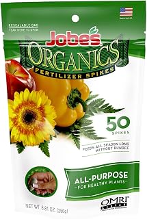 Jobe's Organics All Purpose Fertilizer Spikes, 50 Spikes