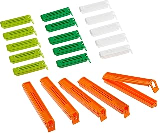 Kitchen Craft klipsy do toreb, różne rozmiary, 20 sztuk w woreczku