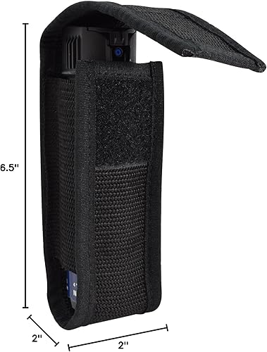Miniatura 8 de Funda de metal con clip para cinturón de pimienta, bolsa táctica para recipientes de 4 onzas, aplicación de la ley, cinturón de servicio policial,