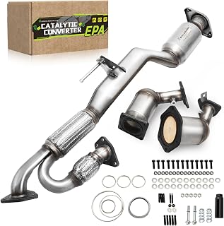닛산 패스파인더 2013-2015 3.5L 3 PCS, 인피니티 QX60 2013-2020, JX35 2013 3.5L 전면 및 후면 촉매 컨버터 EPA 준수 643144 40886 40885와 호환되는 촉매 컨버터