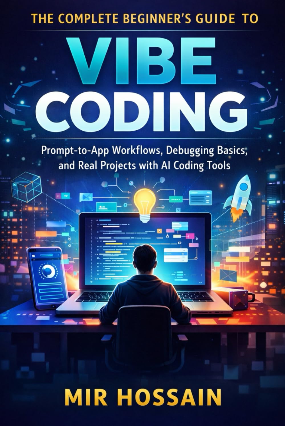 THE COMPLETE BEGINNER’S GUIDE TO VIBE CODING: Prompt-to-App Workflows, Debugging Basics, and Real Projects with AI Coding Tools