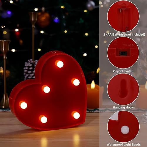 Miniatura 120 de Letrero LED de marquesina, letras iluminadas del alfabeto, letras LED que funcionan con pilas, para luz nocturna, bodas, cumpleaños, fiestas, Letra E